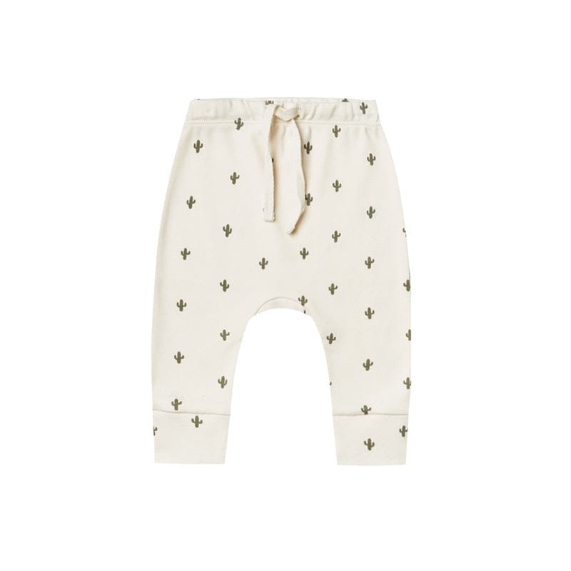 ロンパースセットアップ Cactus Pants / 66cm カクタス/ムーン/ボーダー/無地長袖ボディスーツ/ロングパンツ/ボンネット帽子【mh0010746】