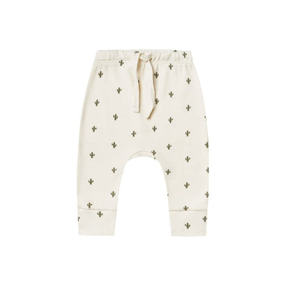 ロンパースセットアップ Cactus Pants / 66cm カクタス/ムーン/ボーダー/無地長袖ボディスーツ/ロングパンツ/ボンネット帽子【mh0010746】