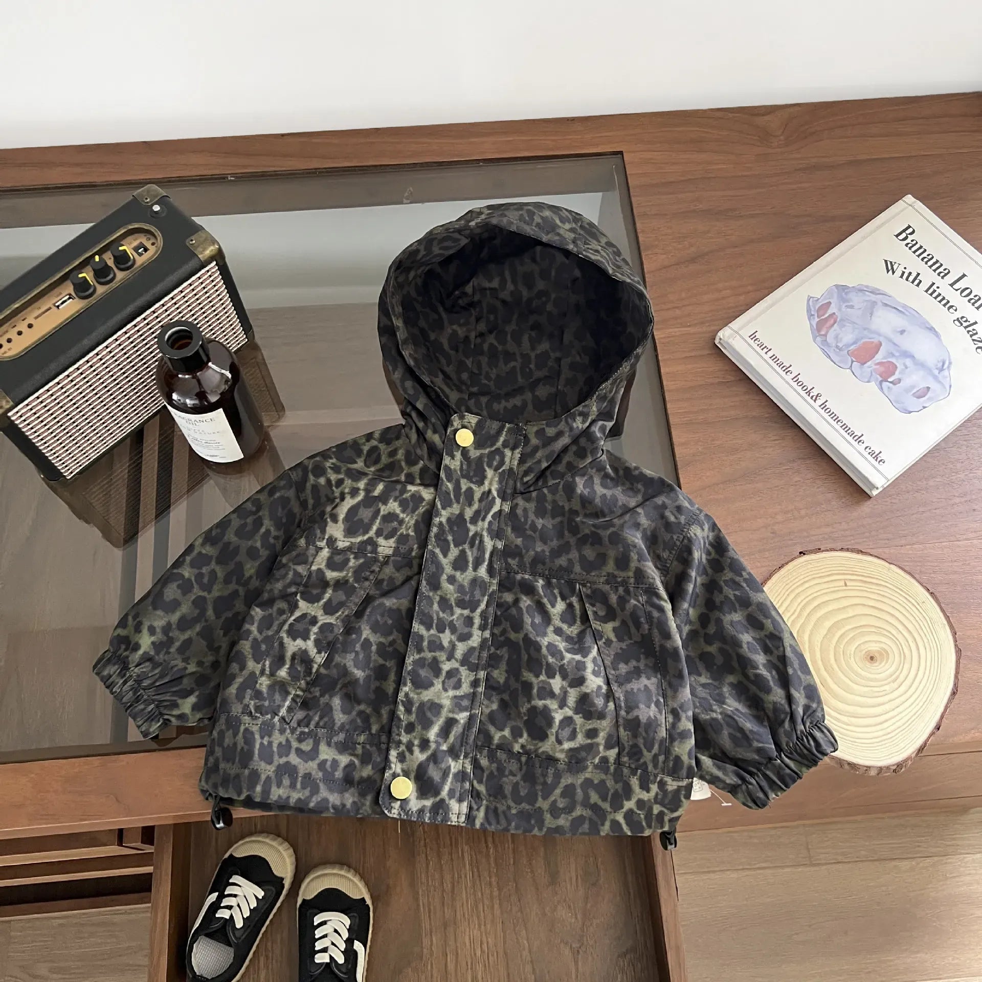 ロングパンツ・スウェットパンツ coat / 9M  73CM キッズアウター/パンツ レオパードヒョウ柄フーディウィンドブレーカーブルゾン/ロングルーズブラックデニムパンツジーンズ【mh0008684】