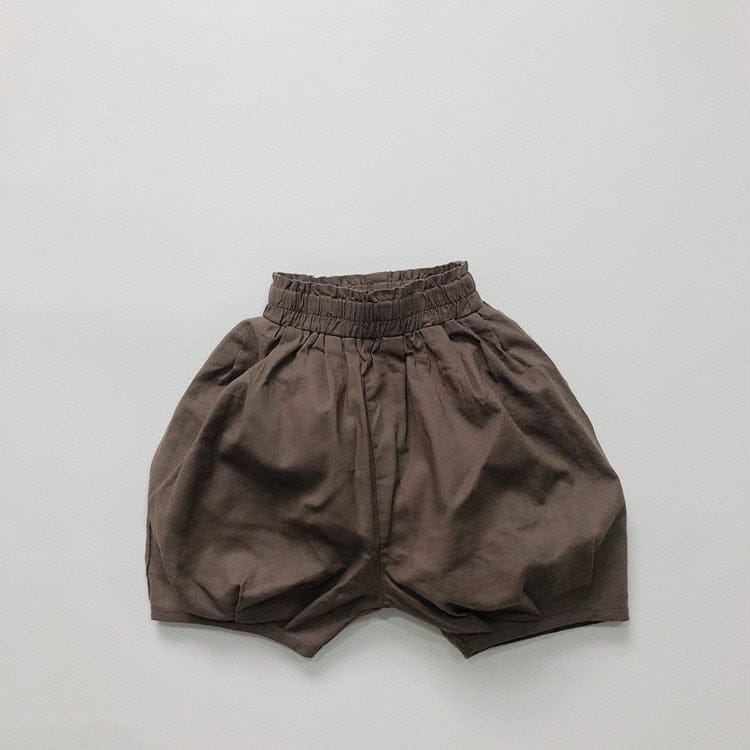 ハーフパンツ・ショートパンツ coffee / 12M/80cm キッズ ルーズ バルーンパンツ ランタンパンツ コーヒー ブラウン アーミーグリーン ユニセックス