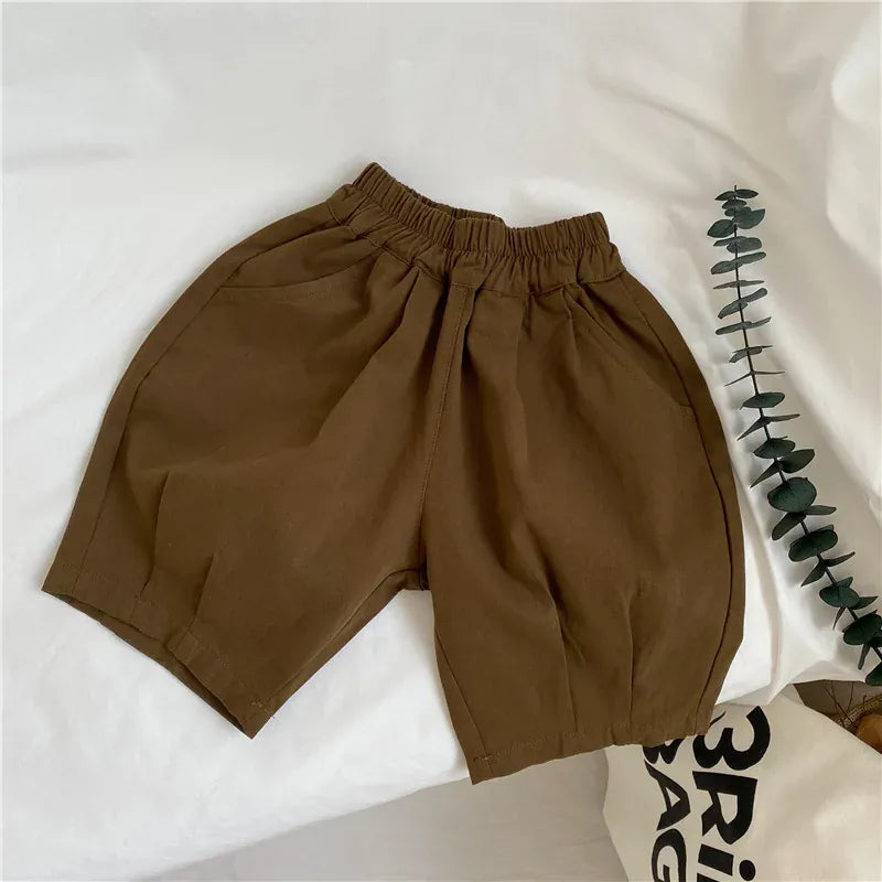 ハーフパンツ・ショートパンツ coffee / 12M  80cm キッズパンツ バルーンハーフパンツ 2カラー