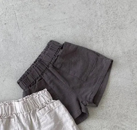 ハーフパンツ・ショートパンツ Coffee / 73cm 6-9M ベビーパンツ ショートパンツ シンプルベーシック 3カラー【mh0005270】