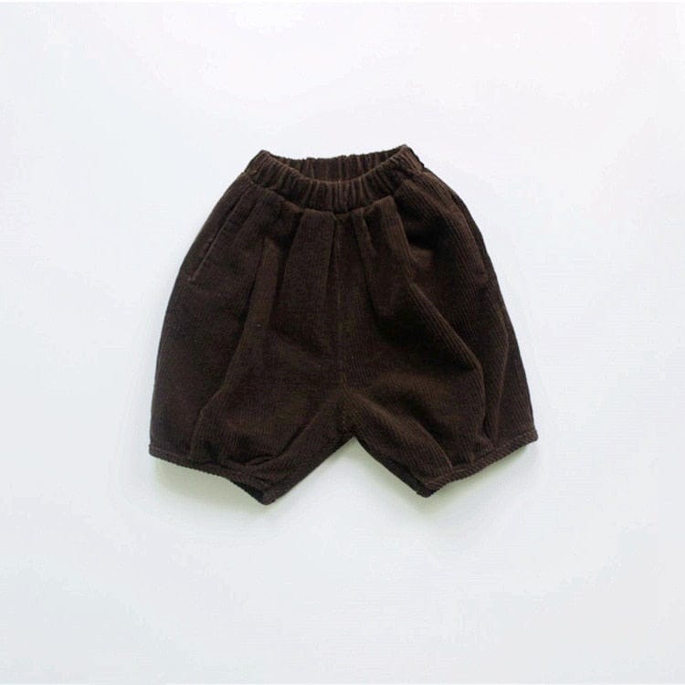 ハーフパンツ・ショートパンツ coffee / 80cm キッズ コーデュロイ ハーフ パンツ