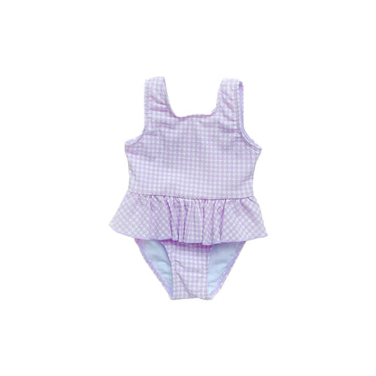 ベビー用水着 color 3 / 80cm キッズ 水着 チェック バニー うさぎ 半袖 ノースリーブ ワンピース ビキニ セパレートラッシュガード スイムウェア 6スタイル ガールズ【mh0002220】