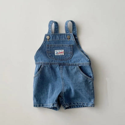 オーバーオール Denim Blue / 73cm デニムショートオーバーオール【mh0010373】