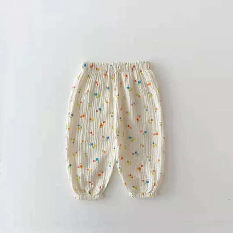 ロングパンツ・スウェットパンツ Floral / 9M  73cm キッズパンツ サマールーズパンツ ロングパンツ プリント柄