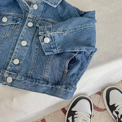 ショートコート・ジャケット・ジャンパー キッズジャケット デニムジャケット Gジャン