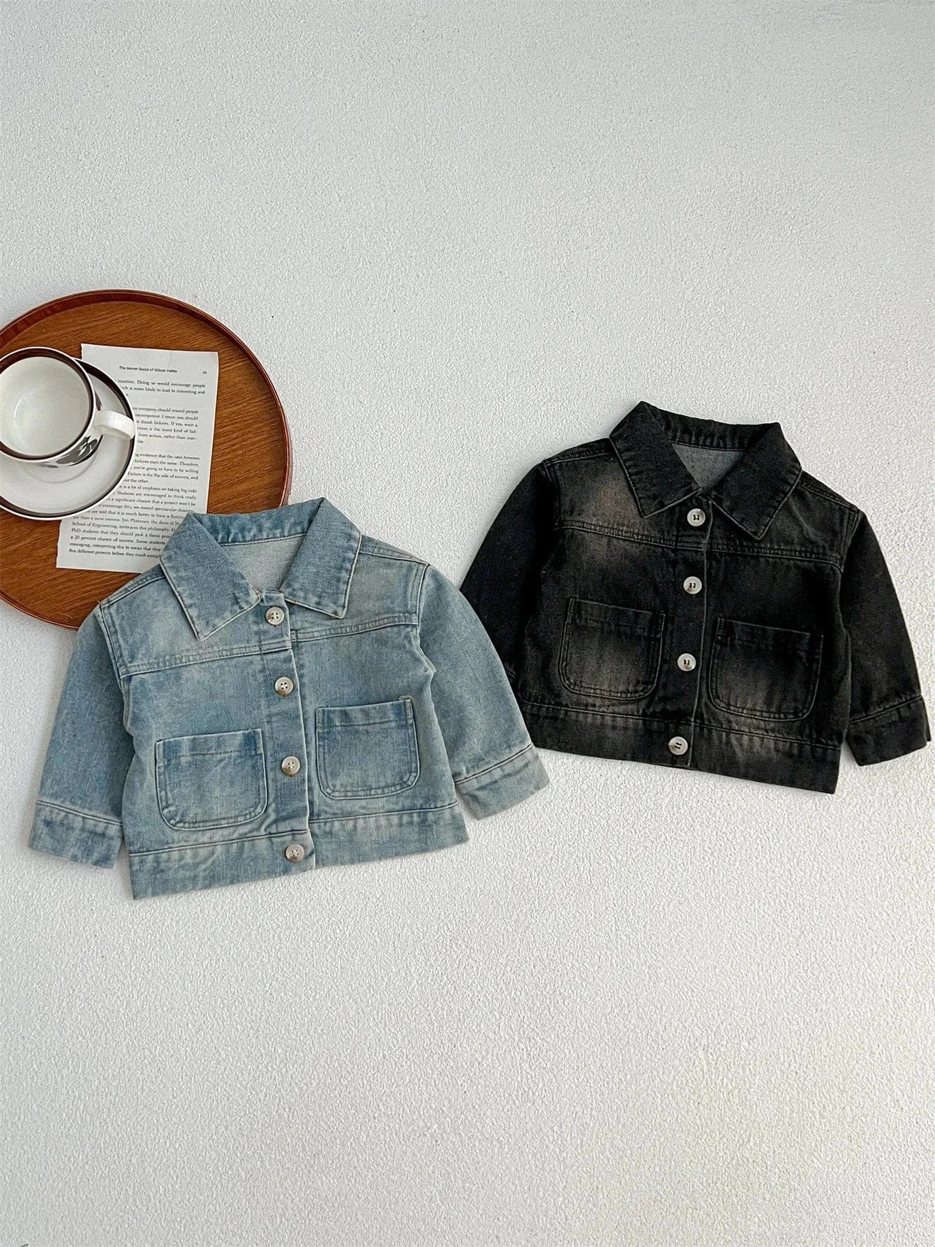 ショートコート・ジャケット・ジャンパー キッズアウター シンプルベーシックデニムジャケットGジャン【mh0008610】