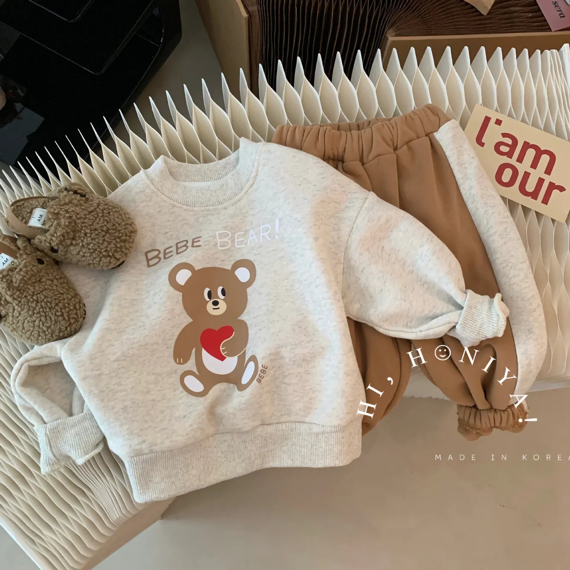 トレーナー・フーディ Gray / 24M  90CM キッズトップス 犬ドッグパピープリント長袖スウェットシャツ【mh0008217】