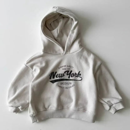 トレーナー・フーディ Gray / 9M  73CM ベビーキッズトップス レターロゴプリントフーディスウェットシャツパーカー【mh0008714】