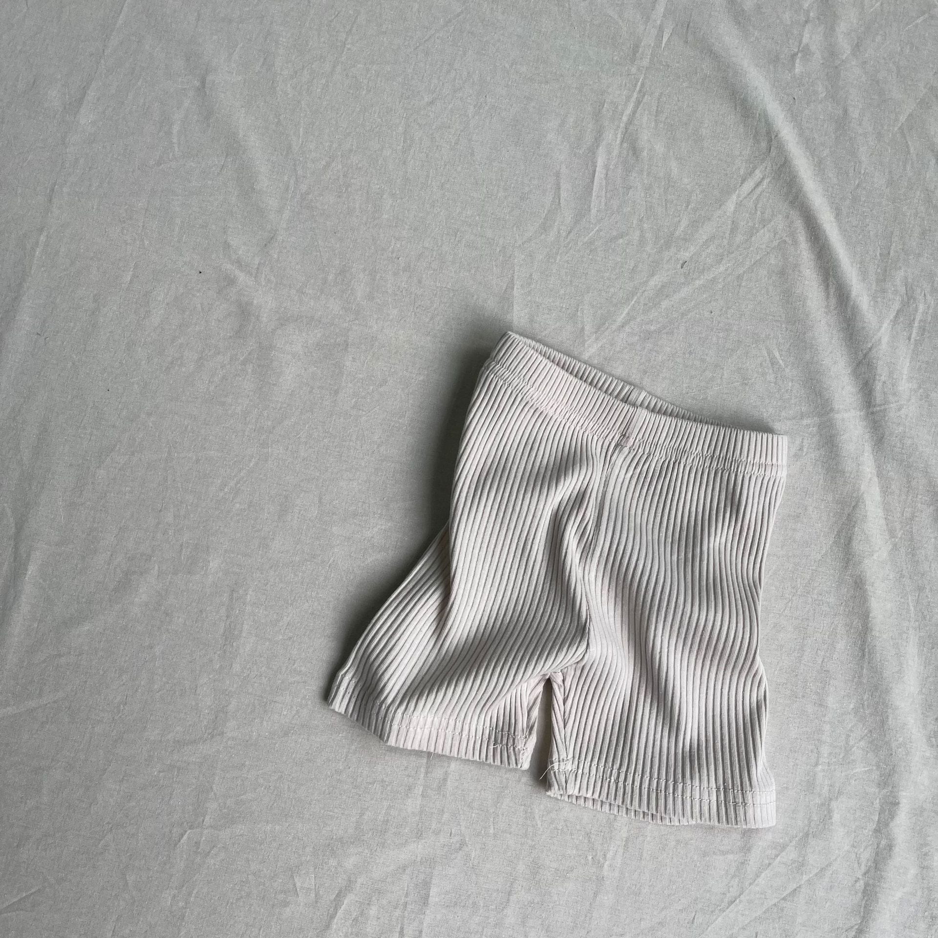 レギンスパンツ Gray Apricot / 73cm ベビーパンツ デイリーベイーシックショートリブレギンスパンツ【mh0009154】