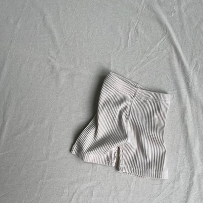 レギンスパンツ Gray Apricot / 73cm ベビーパンツ デイリーベイーシックショートリブレギンスパンツ【mh0009154】