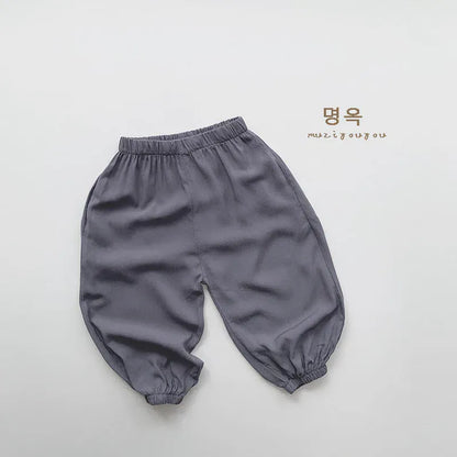 ロングパンツ・スウェットパンツ gray blue / 12M  80cm キッズパンツ サマールーズロングパンツ シンプルベーシック