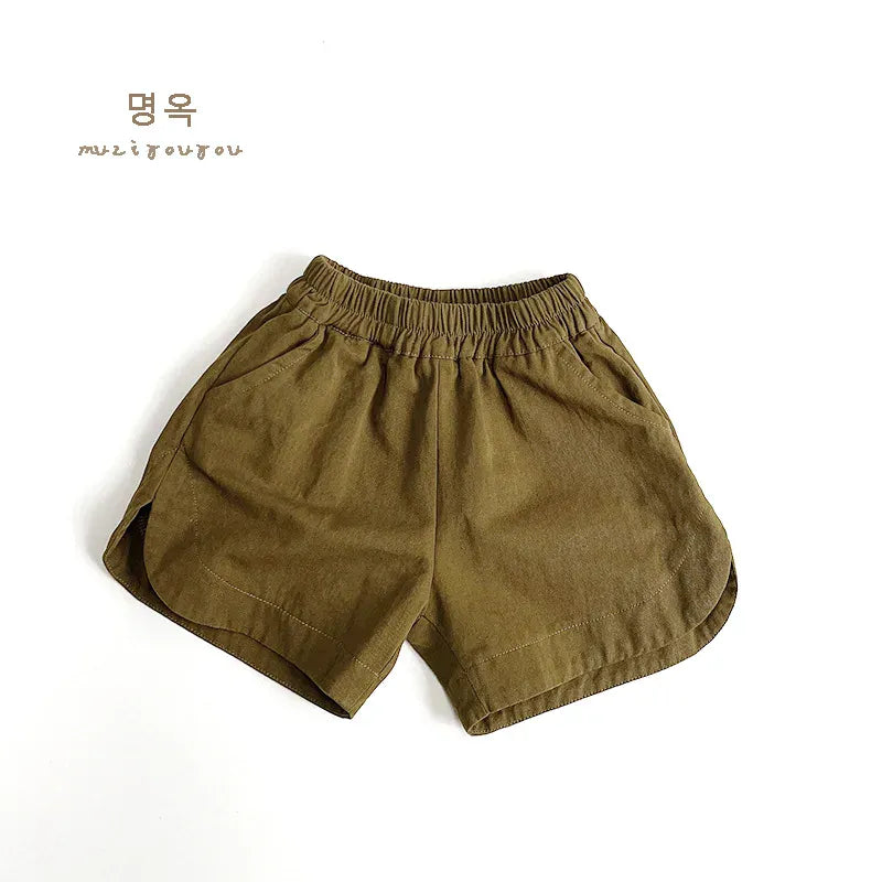 ハーフパンツ・ショートパンツ green / 12M  80cm キッズパンツ ショートパンツ ルーズランニングパンツ 3カラー