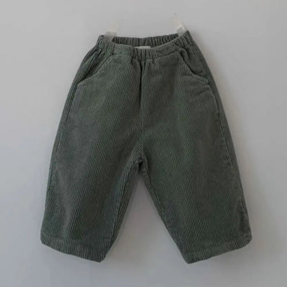 ロングパンツ・スウェットパンツ Green / 9M  73CM ベビーパンツ コーデュロイシンプルルーズロングパンツ【mh0008263】