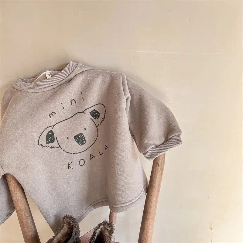 トレーナー・フーディ khaki / 80cm キッズ コアラ 裏起毛 スウェット プルオーバー トップス