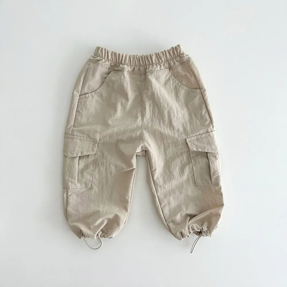 ロングパンツ・スウェットパンツ khaki / 80cm キッズパンツ ルーズ カーゴパンツ ロングパンツ 4カラー