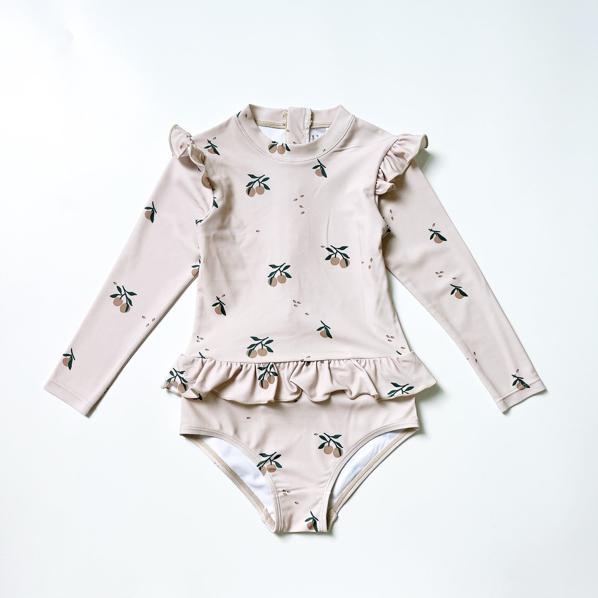 ベビー用水着 Lace swimsuit fruit / 80 ガールズ水着 長袖ワンピーススイムウェア ラッシュガード【mh0009328】