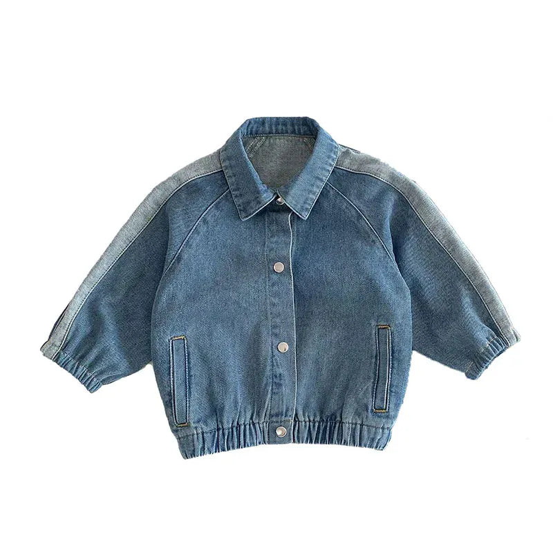 長袖シャツ・ブラウス light blue coat / 80cm キッズアウター ロングパンツ デニム スプリングジャケット ワイドルーズパンツ 2カラー