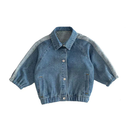 長袖シャツ・ブラウス light blue coat / 80cm キッズアウター ロングパンツ デニム スプリングジャケット ワイドルーズパンツ 2カラー