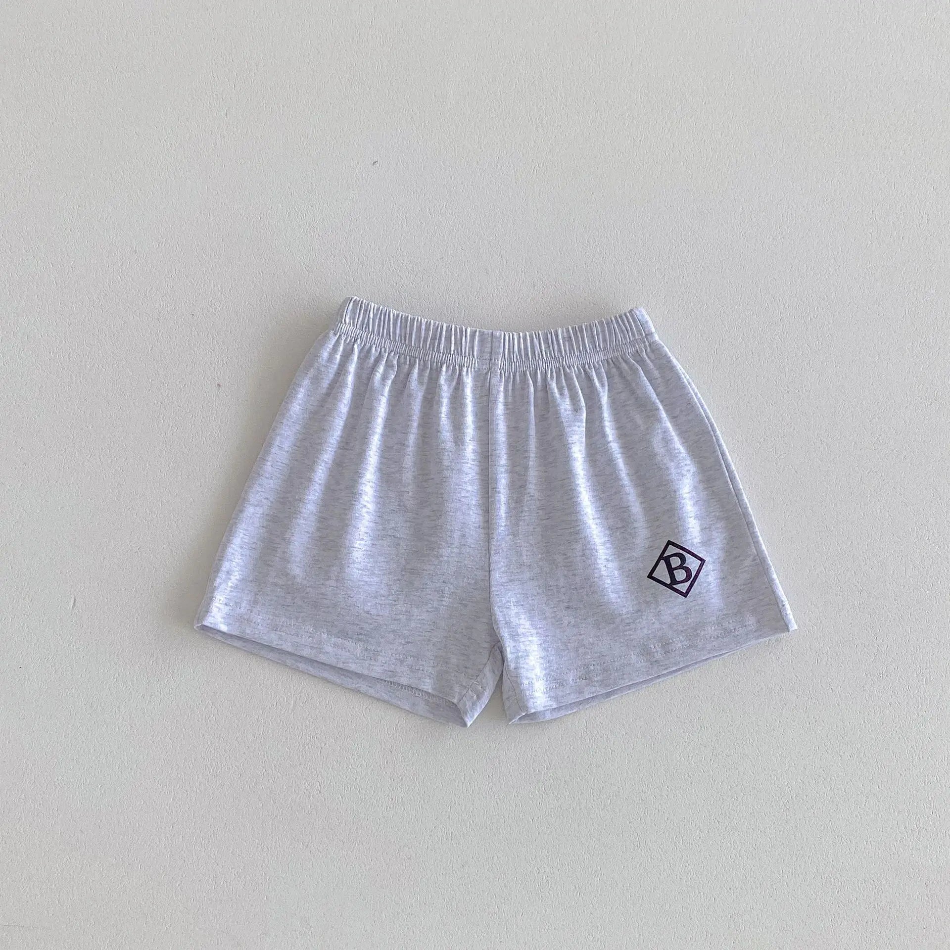 ハーフパンツ・ショートパンツ light gray / 12M  80cm キッズパンツ ルーズショートパンツ ワンポイントロゴプリント 5カラー