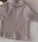 ニット・セーター light gray / 9M  73cm ベビーセーター リブニットタートルネックカットソー トップス 4カラー ユニセックス 男の子 女の子 子供服