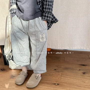 ロングパンツ・スウェットパンツ light grey / 80cm キッズパンツ スウェットロングパンツ ルーズパンツ ライトグレー/ダークグレー/2カラー