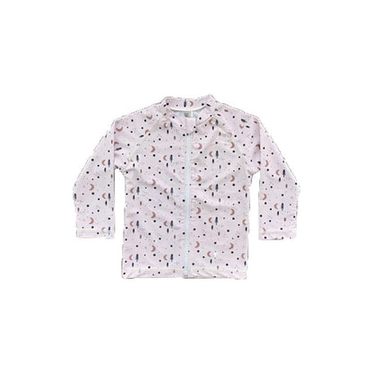 ベビー用水着 Long sleeve swimsuit small moon (no swimming cap) / 80 ボーイズガールズ水着 長袖/ノースリーブ/セパレート/ビキニスイムウェア ラッシュガード リンクコーデ【mh0009290】