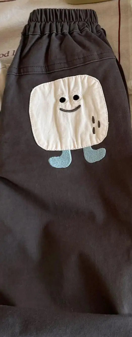 ロングパンツ・スウェットパンツ キッズパンツ キャラクターアップリケロングルーズパンツ【mh-0008542】