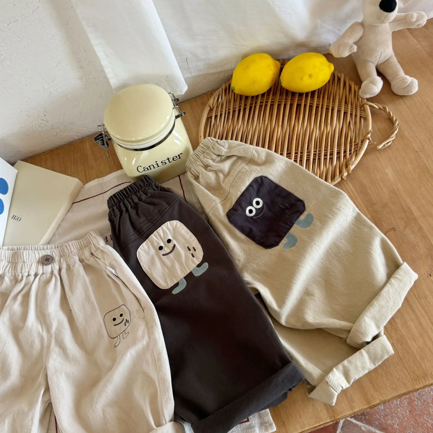 ロングパンツ・スウェットパンツ キッズパンツ キャラクターアップリケロングルーズパンツ【mh-0008542】