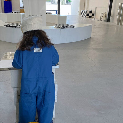 長袖ジャンプスーツ キッズ 刺繍 長袖ジャンプスーツ つなぎ【mh0000168】