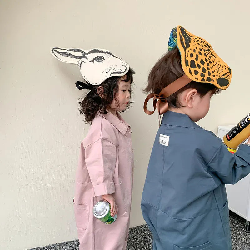 長袖ジャンプスーツ キッズ 刺繍 長袖ジャンプスーツ つなぎ【mh0000168】