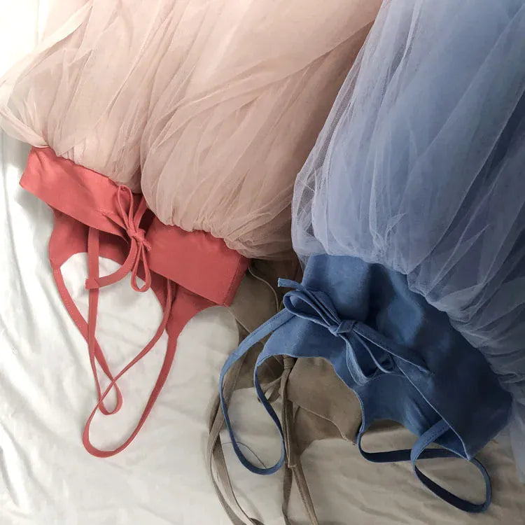 ノースリーブワンピース ＊メーカー直送＊ ベビー キッズ チュチュ チュールドレス ノースリーブ キャミソール ワンピース ガールズ【mh0002104-1】