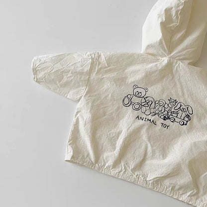 ショートコート・ジャケット・ジャンパー ベビージャケット ウィンドブレーカー バックアニマルプリント 無地 チェック カラー ボーイズ 男の子 子供服【mh0003373】