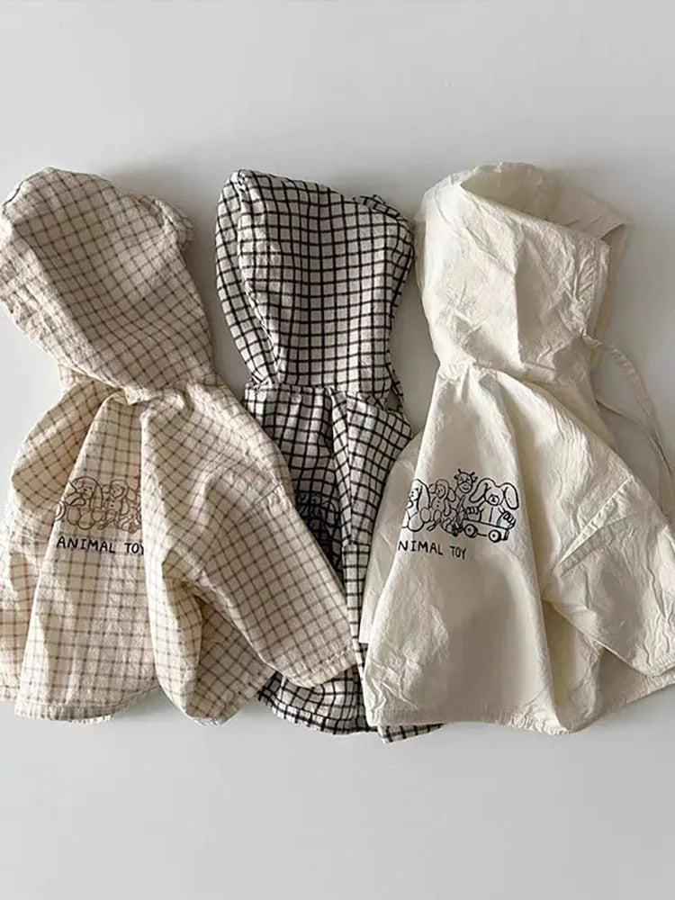 ショートコート・ジャケット・ジャンパー ベビージャケット ウィンドブレーカー バックアニマルプリント 無地 チェック カラー ボーイズ 男の子 子供服【mh0003373】