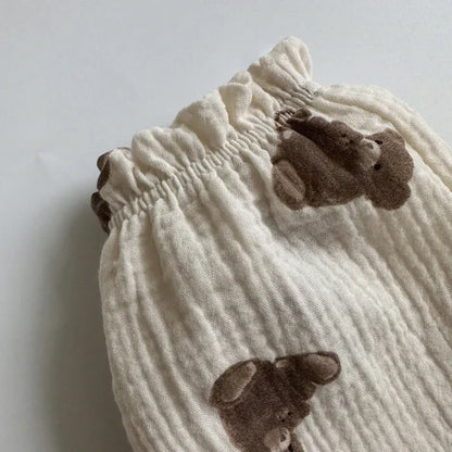 ロングパンツ・スウェットパンツ ベビーパンツ ルーズ サマージョガーパンツ ゆったりパンツ プリント柄【mh0004548】