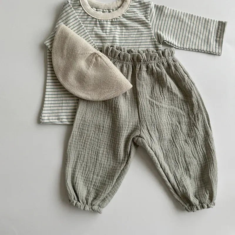 ロングパンツ・スウェットパンツ ベビーパンツ ルーズ サマージョガーパンツ ゆったりパンツ プリント柄【mh0004548】