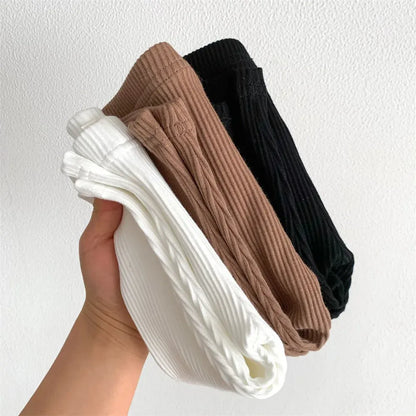 レギンスパンツ ベビーパンツ レギンスパンツ ボーダー 無地 シンプルベーシック【mh0004786】