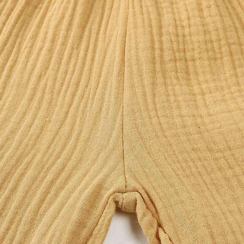 ロングパンツ・スウェットパンツ キッズパンツ サマーパンツ ルーズロングパンツ エアリーパンツ シンプルベーシック 蚊よけ 外遊びパンツ【mh0005233】