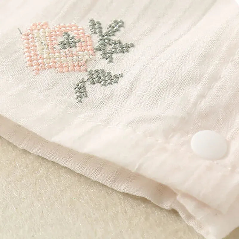 半袖ロンパース ベビーロンパース 半袖フリルスリーブボディスーツ ナチュラルフラワープリント ピンク【mh0005769】