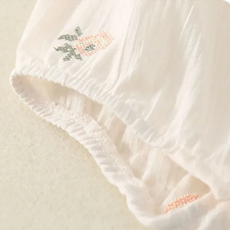 半袖ロンパース ベビーロンパース 半袖フリルスリーブボディスーツ ナチュラルフラワープリント ピンク【mh0005769】