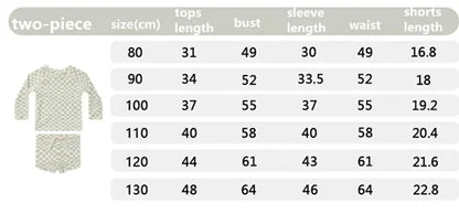 ベビー用水着 キッズ水着 セパレートセット 長袖トップス+ショートパンツ ボーイズ ラッシュガード スイムウェア【mh0006163】