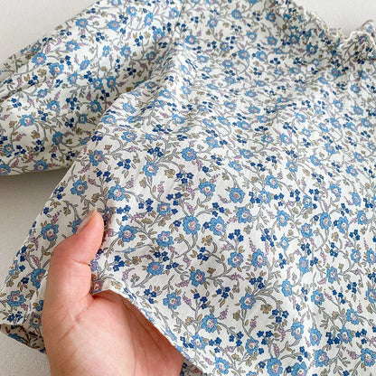 長袖シャツ・ブラウス キッズトップス 長袖ブラウス フラワー花柄プリント【mh0006240】