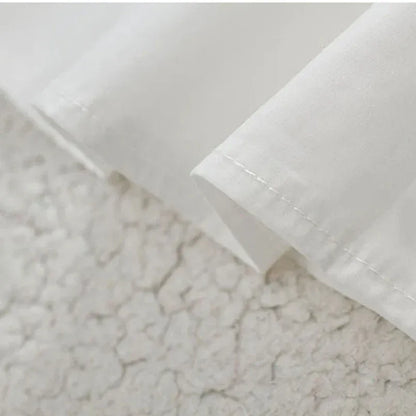 半袖シャツ・ブラウス ベビートップス 半袖ブラウス フリルサークル襟 ホワイト【mh0006243】