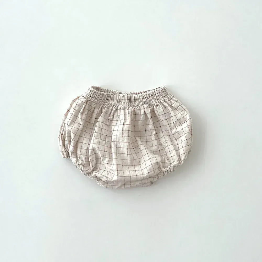 ブルマパンツ ベビーパンツ ブルマパンツ ベアくま/チェック/水玉ドットプリント【mh0006248】