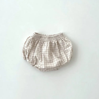 ブルマパンツ ベビーパンツ ブルマパンツ ベアくま/チェック/水玉ドットプリント【mh0006248】