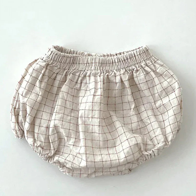 ブルマパンツ ベビーパンツ ブルマパンツ ベアくま/チェック/水玉ドットプリント【mh0006248】