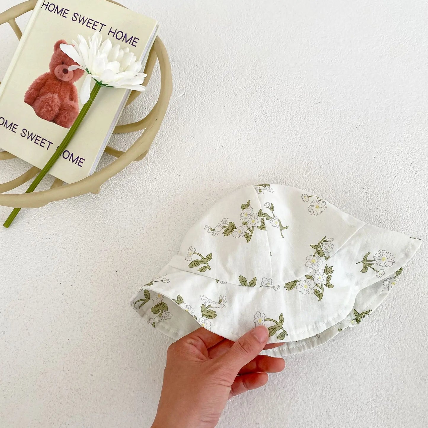 ノースリーブロンパース ベビーロンパース 帽子セット ノースリーブボディスーツ レースフリル リボン チューリップハットセット【mh0006553】