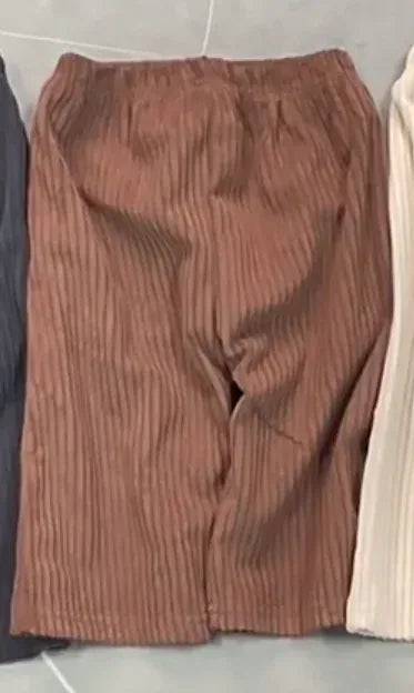 ロングパンツ・スウェットパンツ ベビーパンツ コーデュロイワイドルーズパンツ【mh0007641】