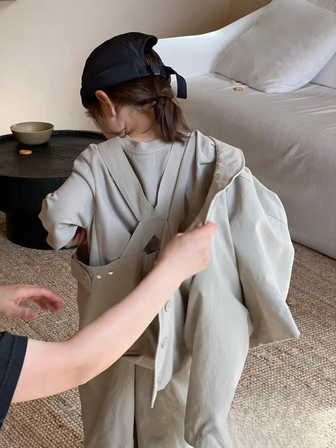 サロペットパンツ・サスペンダーパンツ キッズサロペット ビッグシルエットルーズオーバーオールパンツ【mh0007658】